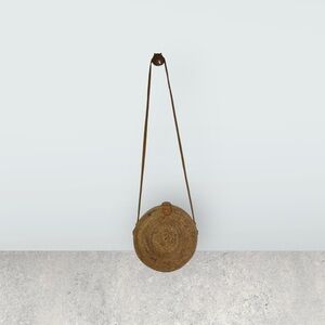 Round Rattan Crossbody bag